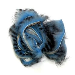 Hareline Dubbin, Inc. Black Barred Rabbit Strips