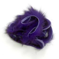 Hareline Dubbin, Inc. Black Barred Rabbit Strips