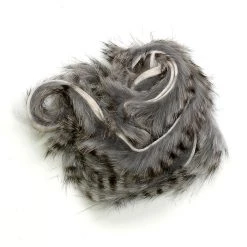 Hareline Dubbin, Inc. Black Barred Rabbit Strips