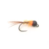 Deschutes Angler Fly Shop French Dip - Hot Orange - Black Bead FLIES