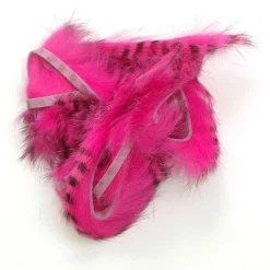 Hareline Dubbin, Inc. Black Barred Rabbit Strips