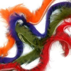 Hareline Dubbin, Inc. Black Barred Rabbit Strips