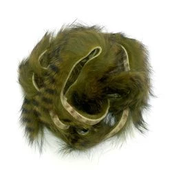 Hareline Dubbin, Inc. Black Barred Rabbit Strips