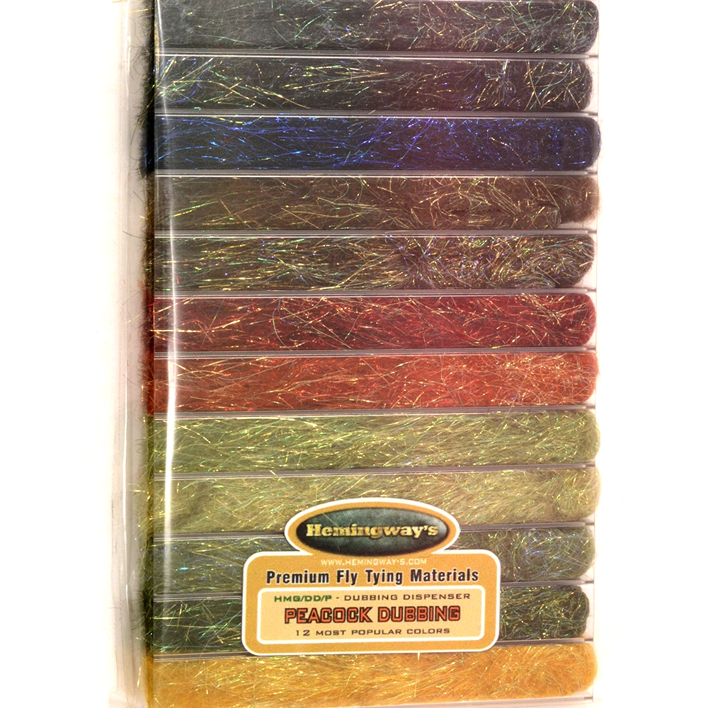 Hemingway Peacock Dubbing Box 1 Hemingway Peacock Dubbing Box