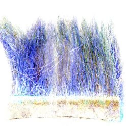 Hareline Dubbin, Inc. Ice Dub Minnow Back Shimmer Fringe Body Material