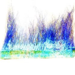 Hareline Dubbin, Inc. Ice Dub Minnow Back Shimmer Fringe Body Material