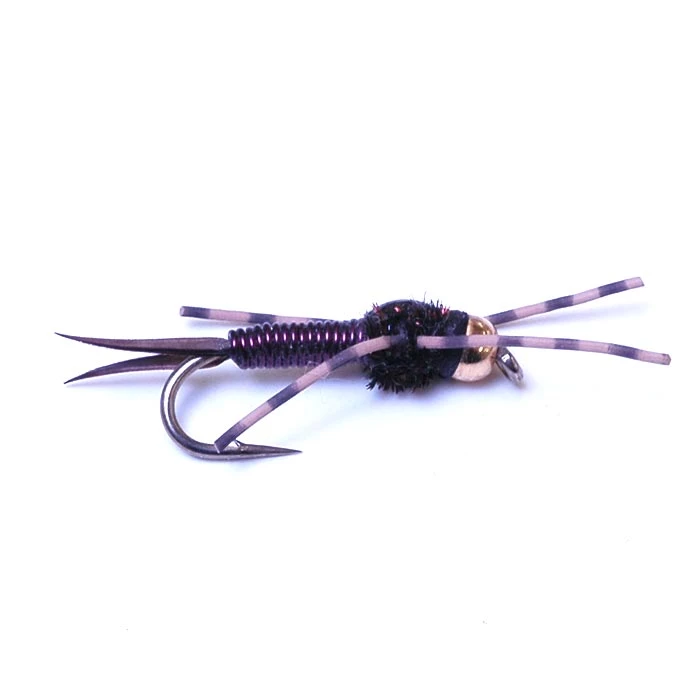 Deschutes Angler Bead Head Rubber Legs Copper Bob FLIES 4 Deschutes Angler Bead Head Rubber Legs Copper Bob FLIES