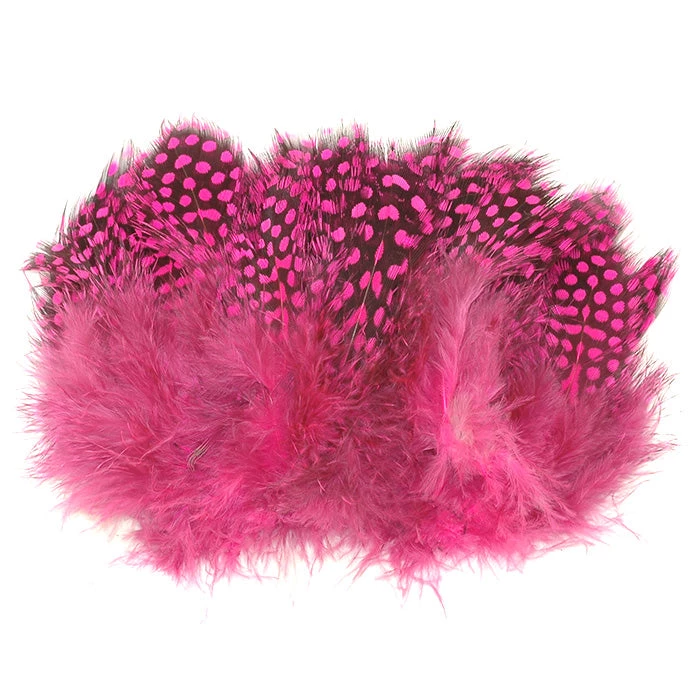 Nature's Spirit Feathers Strung Jumbo Guinea 8 Nature's Spirit Feathers Strung Jumbo Guinea