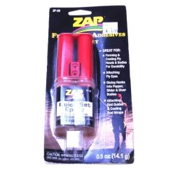 Hareline Dubbin, Inc. Cement, Glue & Wax Fly Fishing Zap Quick Set Epoxy