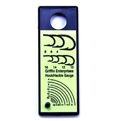 Hareline Dubbin, Inc. Griffin Hook Hackle Gauge Fly Tying Tools