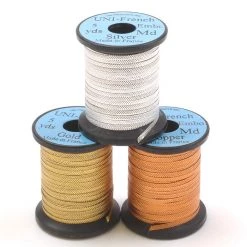 Hareline Dubbin, Inc. Uni French Embossed Tinsel Tinsel, Wire & Lead