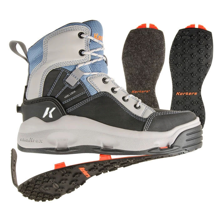 Korkers Buckskin Mary Wading Boot GEAR 1 Korkers Buckskin Mary Wading Boot GEAR