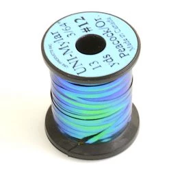 Deschutes Angler Uni Mylar Double Sided - Peacock/Orange